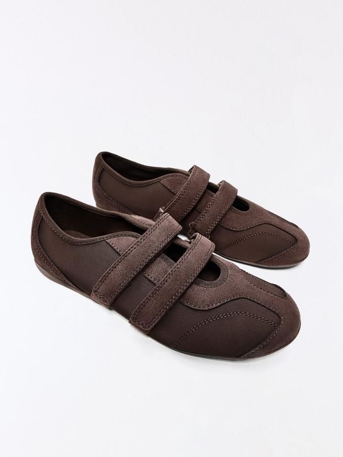 Bershka Sneakers laag bruin - Foto 4