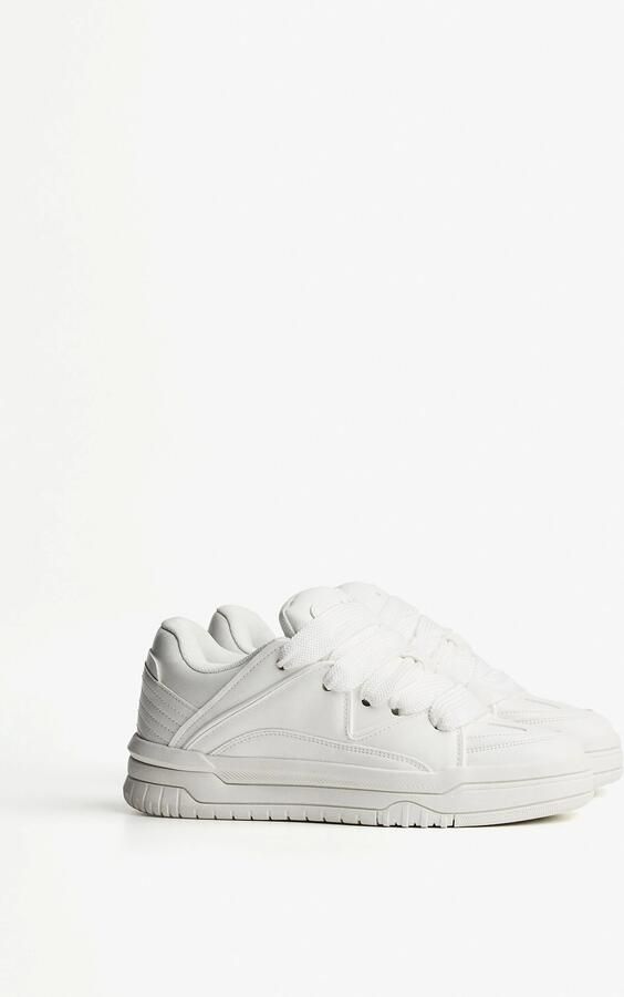 Bershka Sneakers laag 'CLASSIC' wit - Foto 5