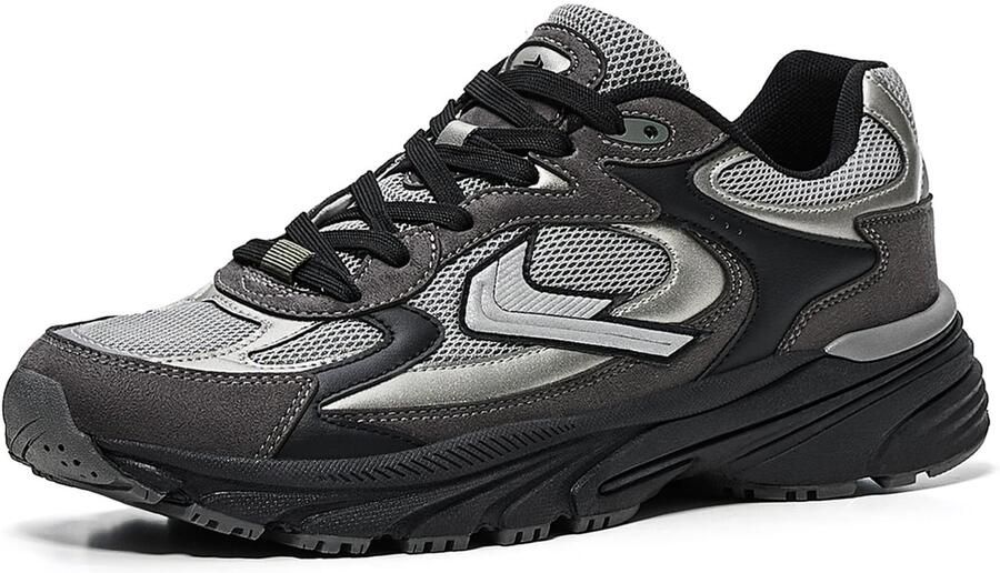 Bershka Sneakers laag 'DEPORTIVO 29' grijs donkergrijs zwart