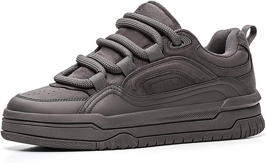 Bershka Sneakers laag donkergrijs