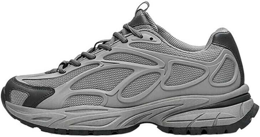 Bershka Sneakers laag grijs
