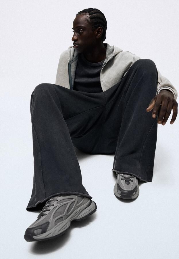 Bershka Sneakers laag grijs - Foto 5