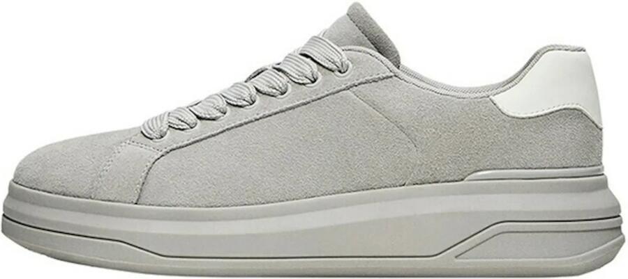 Bershka Sneakers laag grijs wit