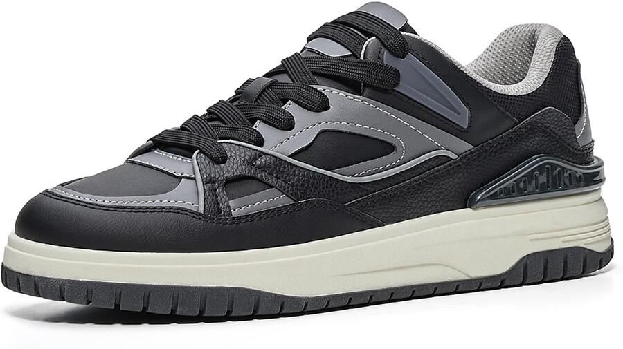 Bershka Sneakers laag grijs zwart