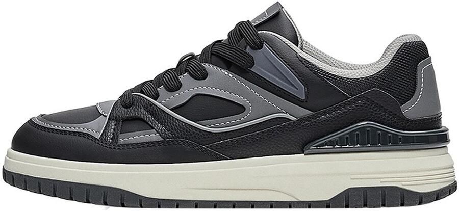 Bershka Sneakers laag grijs zwart - Foto 6