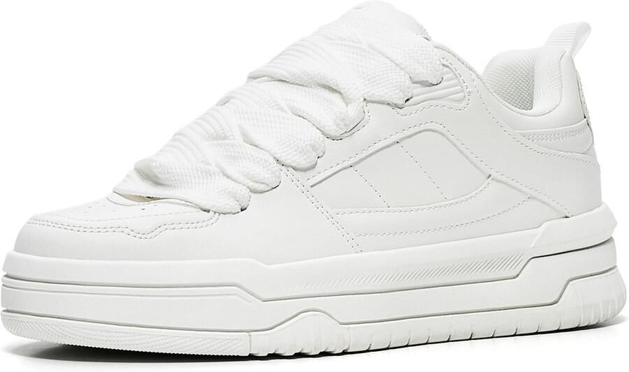 Bershka Sneakers laag wit