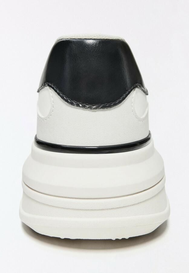 Bershka Sneakers laag zwart wit - Foto 3