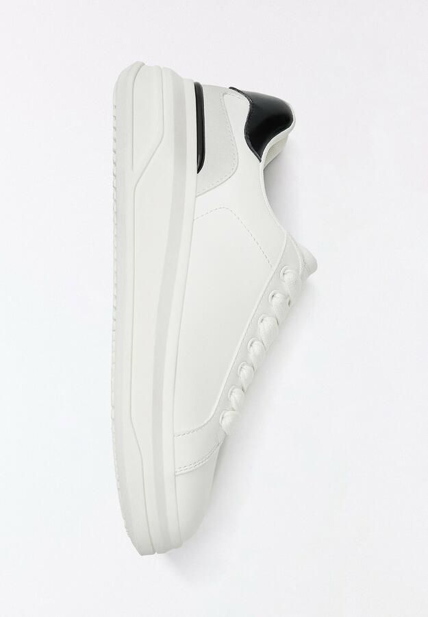 Bershka Sneakers laag zwart wit - Foto 5