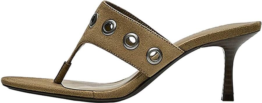 Bershka Teenslipper beige