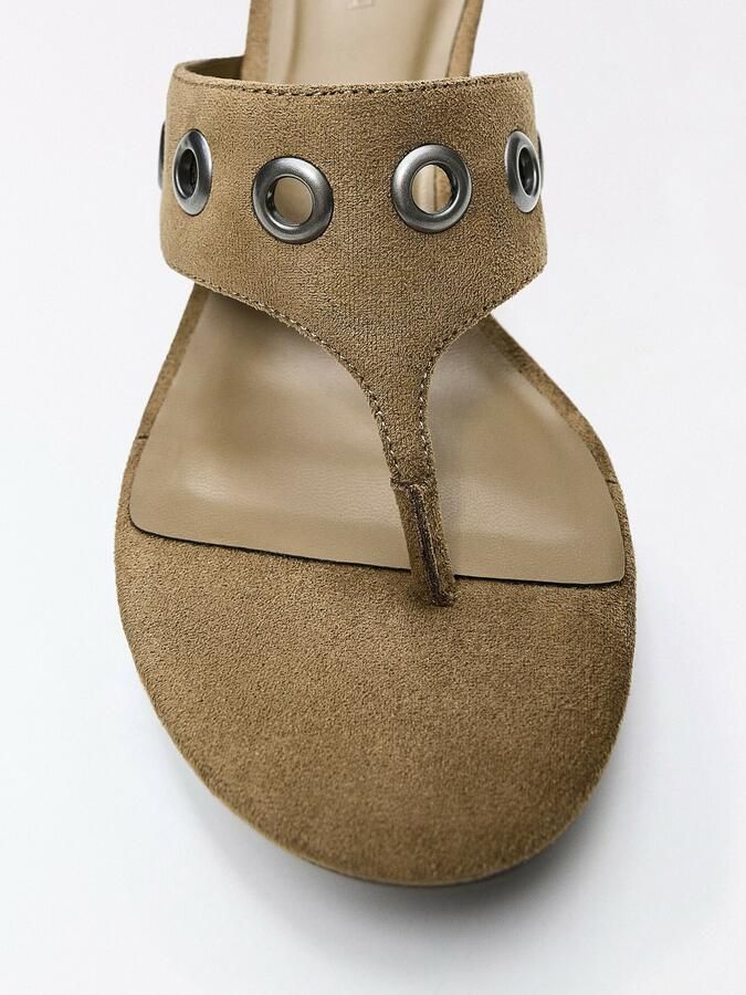 Bershka Teenslipper beige - Foto 5
