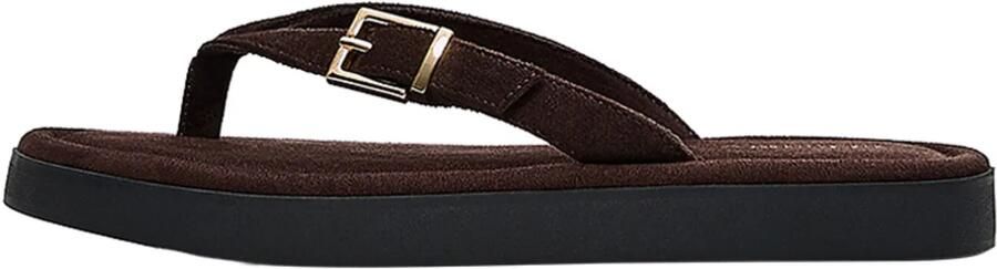 Bershka Teenslipper chocoladebruin - Foto 6