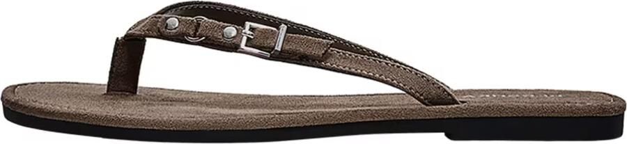 Bershka Teenslipper bruin - Foto 6