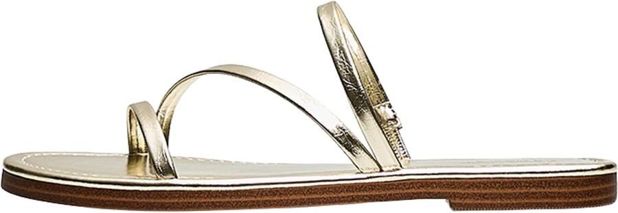Bershka Teenslipper goud - Foto 6