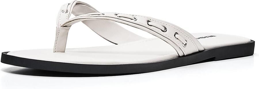 Bershka Teenslipper wit