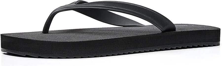 Bershka Teenslippers zwart