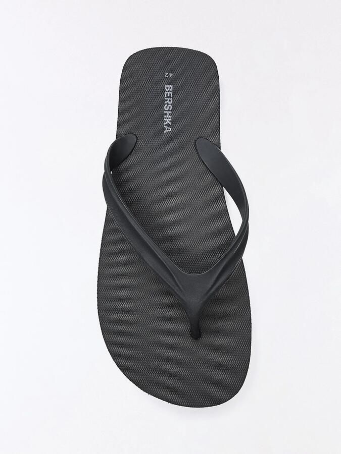 Bershka Teenslippers zwart - Foto 2