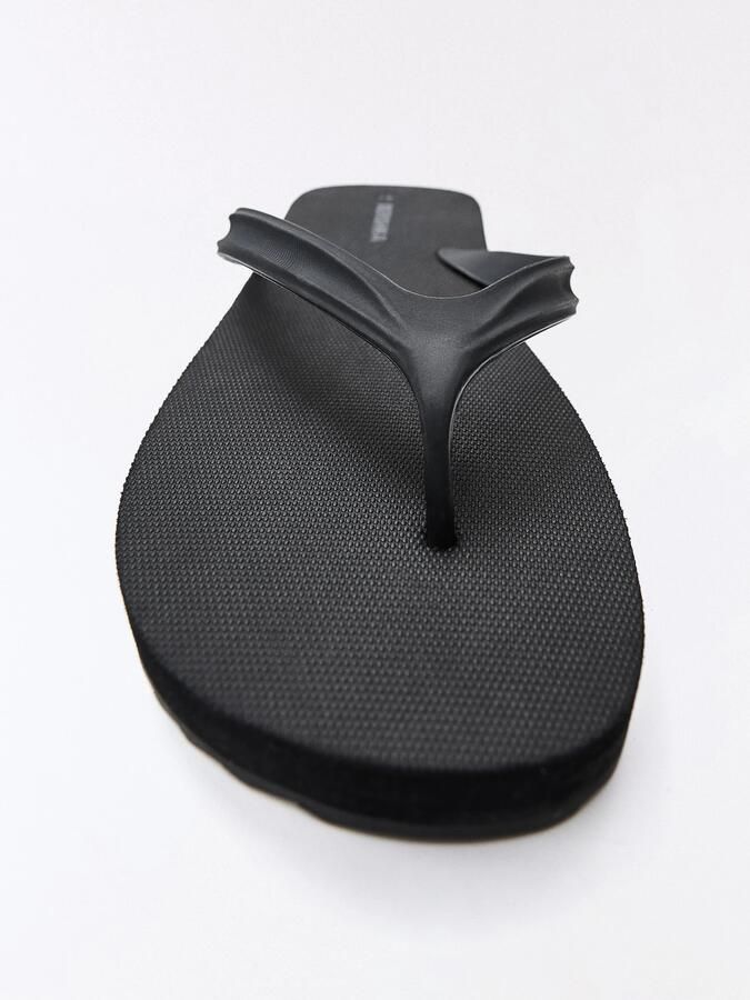Bershka Teenslippers zwart - Foto 4