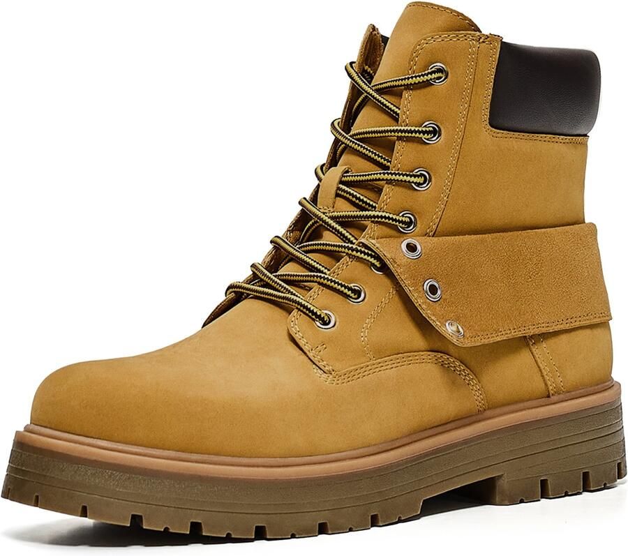 Bershka Veterboots camel chocoladebruin