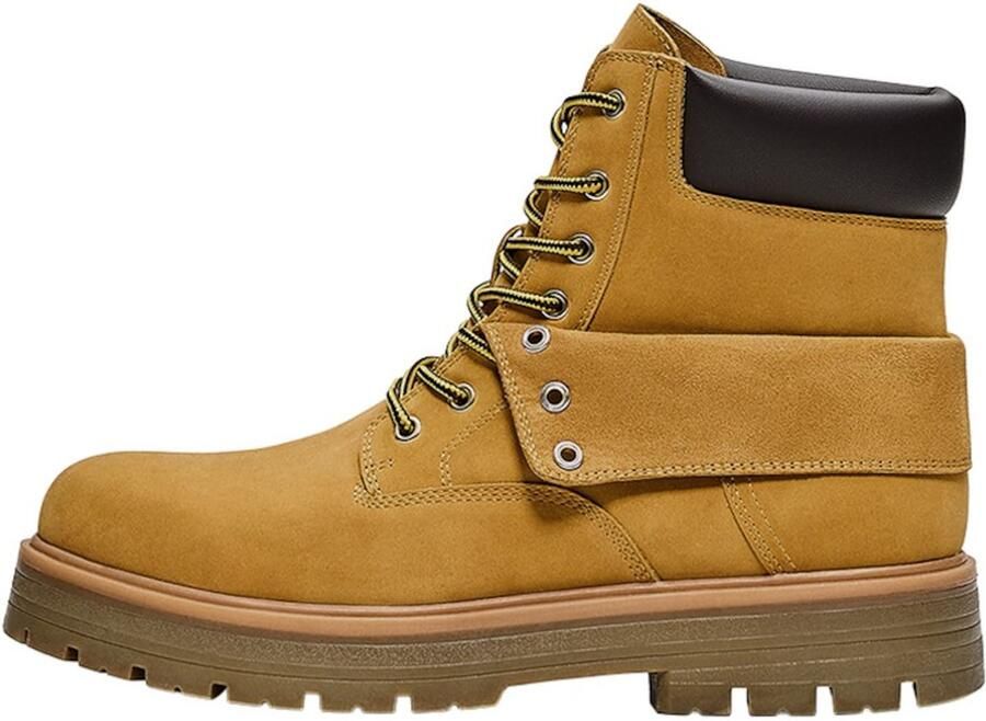 Bershka Veterboots camel chocoladebruin - Foto 5