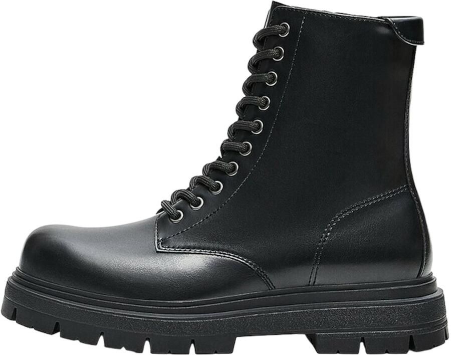 Bershka Veterboots zwart