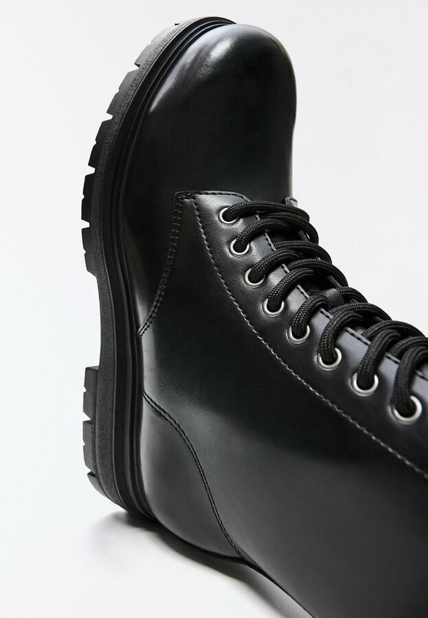 Bershka Veterboots zwart - Foto 4