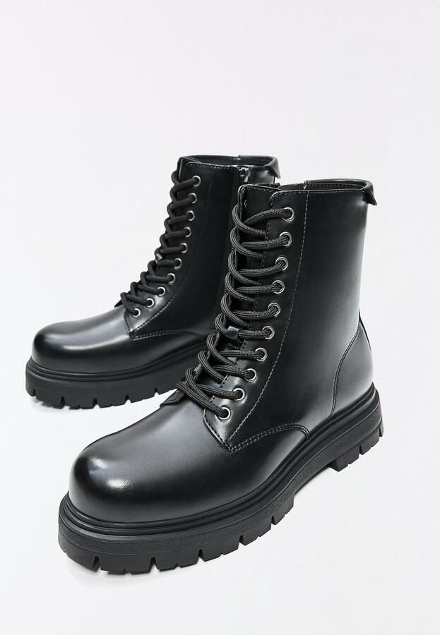 Bershka Veterboots zwart - Foto 5