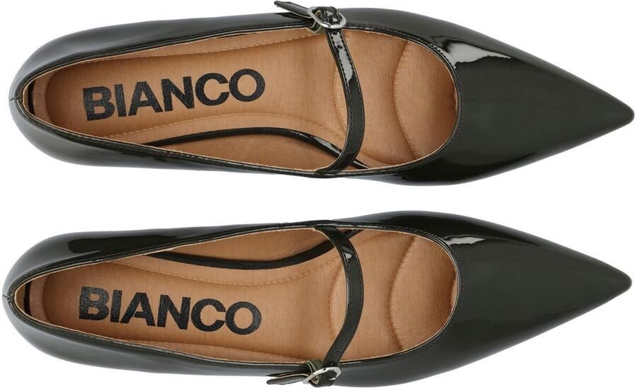 Bianco Ballerina met riempjes 'Bari' spar - Foto 2