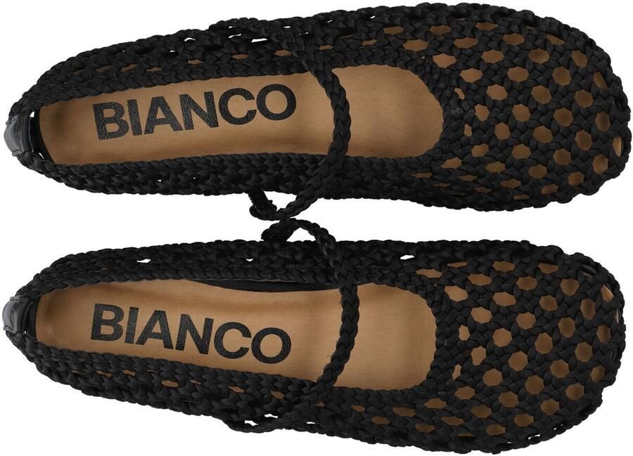 Bianco Ballerina met riempjes 'BIASTELLA' zwart - Foto 2