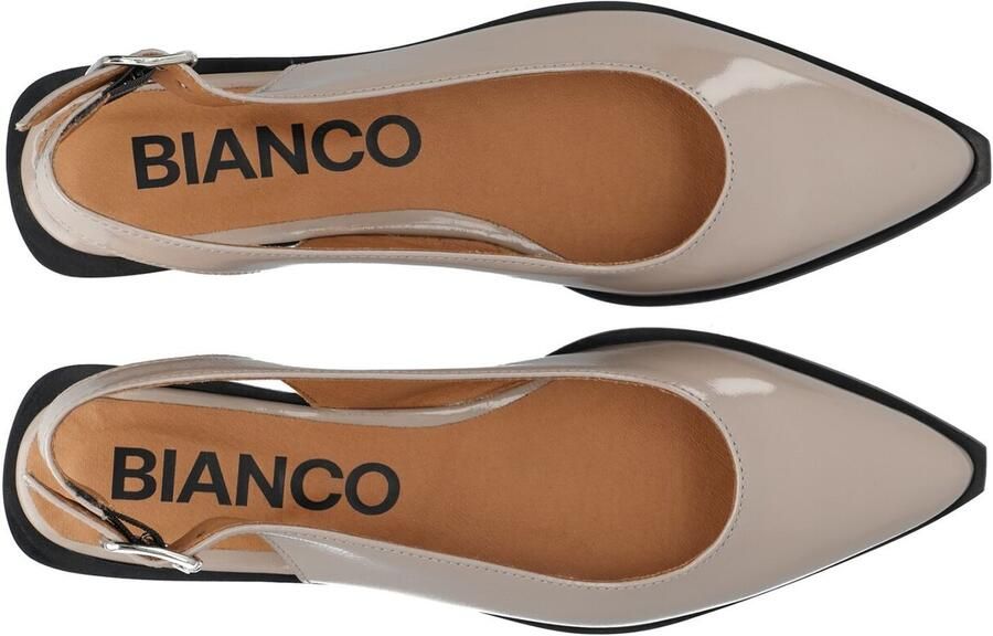 Bianco Ballerina met riempjes 'BIAVictoria' ivoor - Foto 2