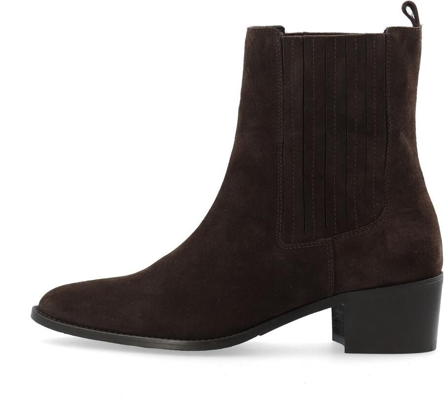 Bianco Chelsea boots 'Carol' chocoladebruin