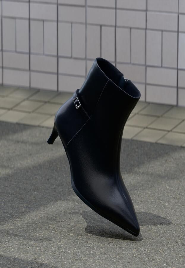 Bianco Enkellaarsjes 'Abbie' zwart - Foto 4