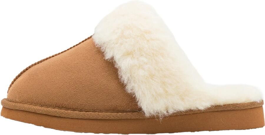 Bianco Huisschoenen 'SWEETIE' bruin wolwit - Foto 2