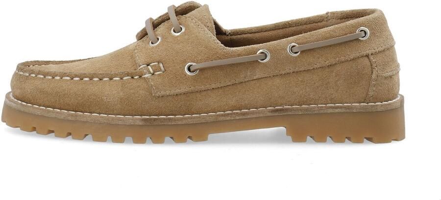 Bianco Mocassins 'Capri' donkerbeige