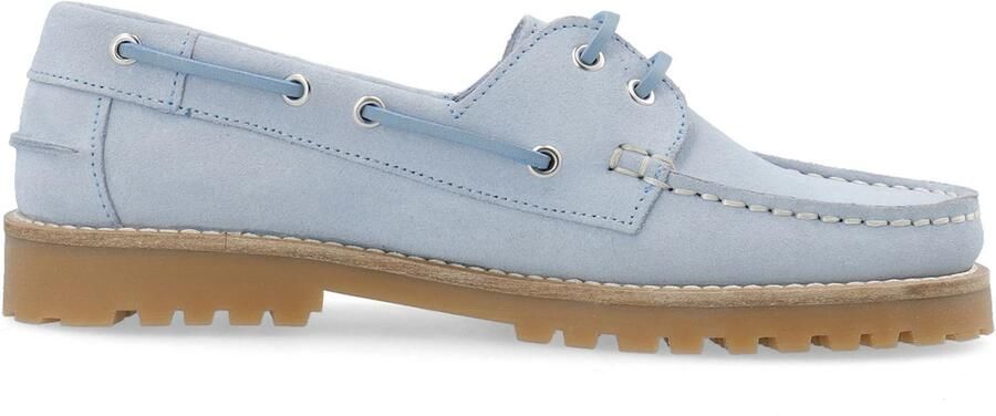 Bianco Mocassins 'Capri' pastelblauw