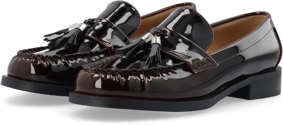 Bianco Mocassins 'ISABELLA' bruin - Foto 3