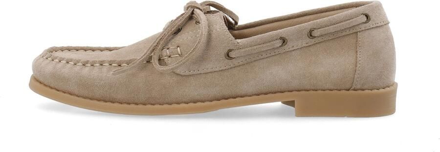 Bianco Mocassins 'Pop' donkerbeige