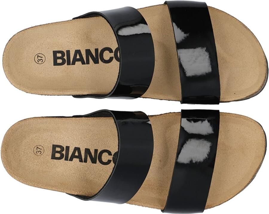 Bianco Muiltjes 'Betricia' beige zwart - Foto 2