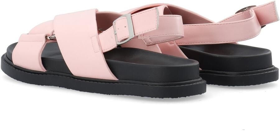 Bianco Sandalen met riem 'OSLO' pink - Foto 3