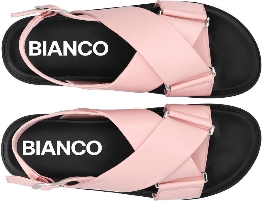 Bianco Sandalen met riem 'OSLO' pink - Foto 2