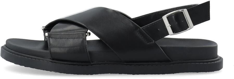 Bianco Sandalen met riem zwart