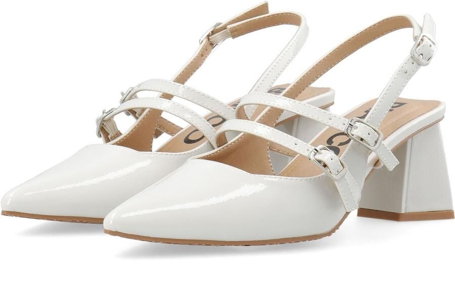 Bianco Slingpumps 'Maralyn' wit - Foto 3