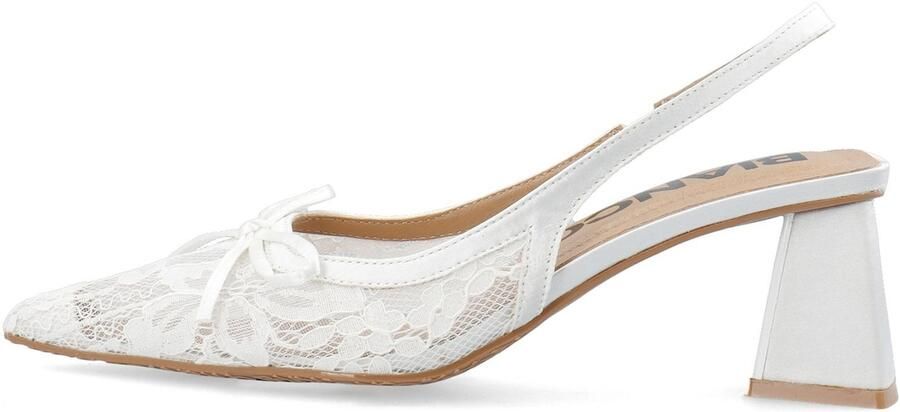 Bianco Slingpumps 'Maralyn' wit