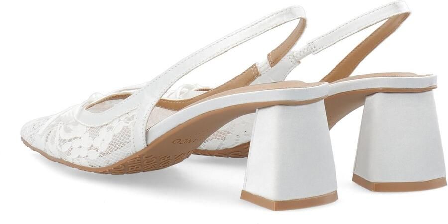 Bianco Slingpumps 'Maralyn' wit - Foto 4
