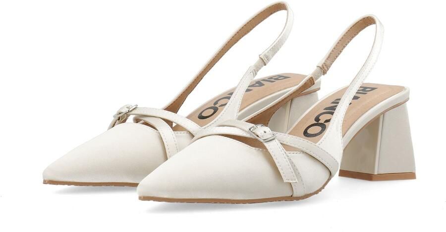 Bianco Slingpumps 'Maralyn' wit - Foto 4
