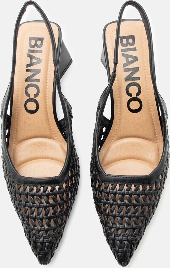 Bianco Slingpumps 'Maralyn' zwart - Foto 4