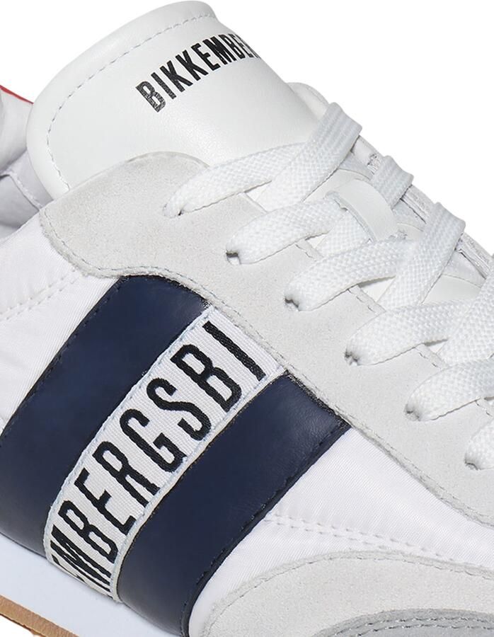 BIKKEMBERGS Sneakers laag 'Guti' navy grijs rood wit - Foto 3