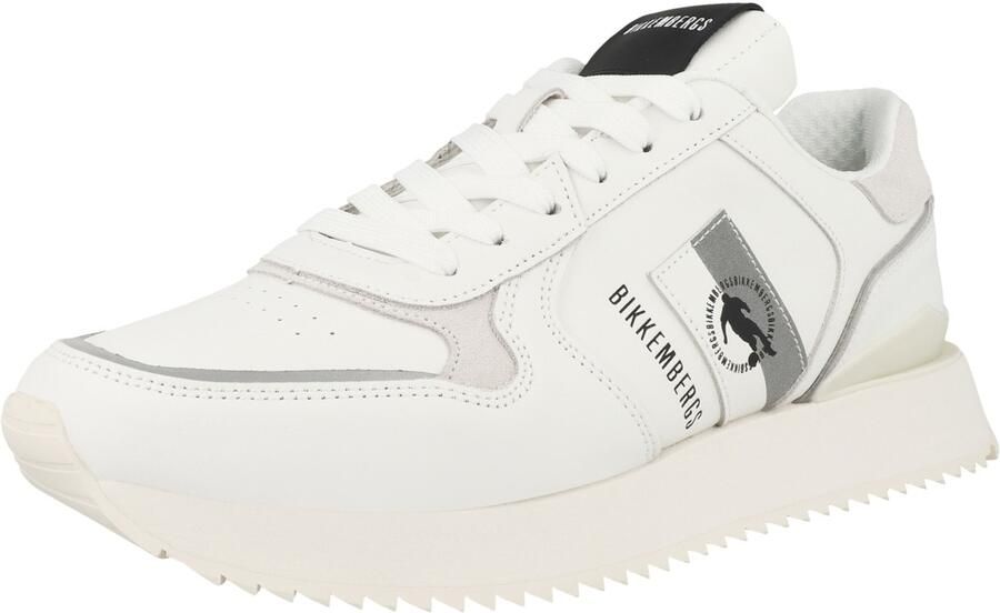 BIKKEMBERGS Sneakers laag 'Puyol' grijs zwart wit