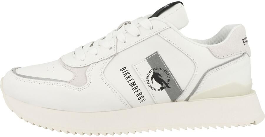 BIKKEMBERGS Sneakers laag 'Puyol' grijs zwart wit - Foto 4