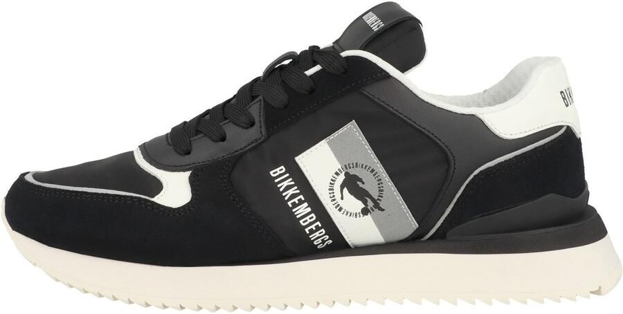 BIKKEMBERGS Sneakers laag 'Puyol' lichtgrijs zwart wit - Foto 4