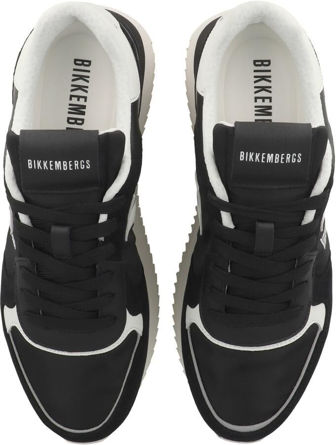 BIKKEMBERGS Sneakers laag 'Puyol' lichtgrijs zwart wit - Foto 2